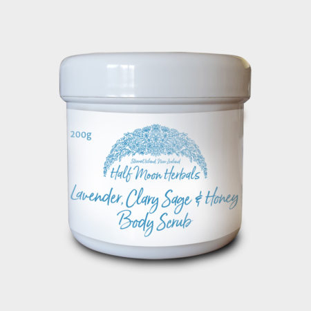 Half Moon Herbals Lavender, Clary Sage & Honey Body Scrub