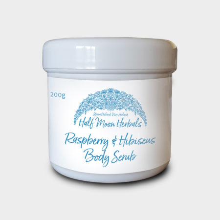 Half Moon Herbals Raspberry & Hibiscus Body Scrub