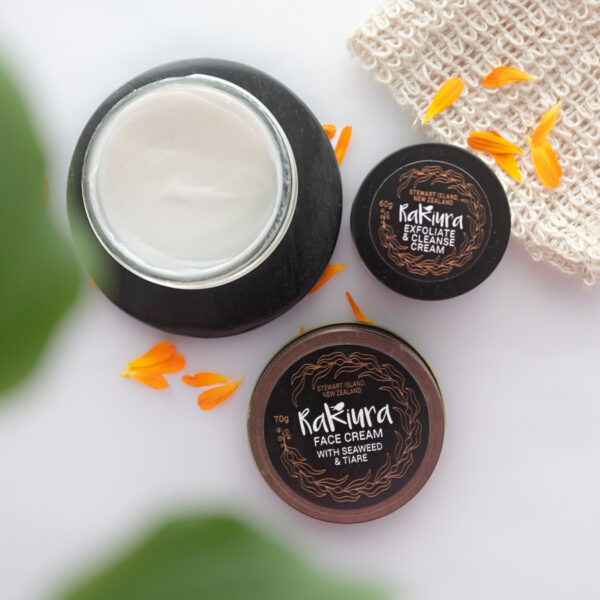 Duo Rakiura Face Cream and Exfoliate & Cleanse Cream - Image 2